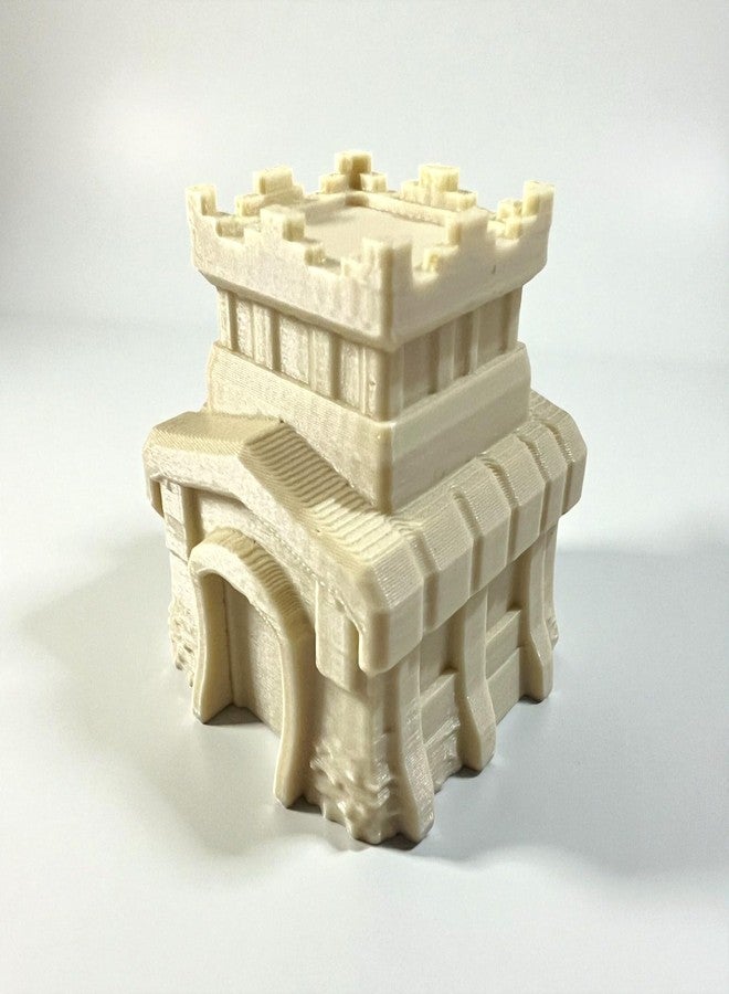 Sentosa Fantasy COC Town Hall Fortress Miniature Model - Collectible Desktop Showpiece for Strategy Game Fans, Tabletop Display, Diorama Craft, Geek Desk Decor, Gift for Gamers - Image 2